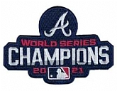 MLB Atlanta Braves 2021 World Series Champions Patch,baseball caps,new era cap wholesale,wholesale hats